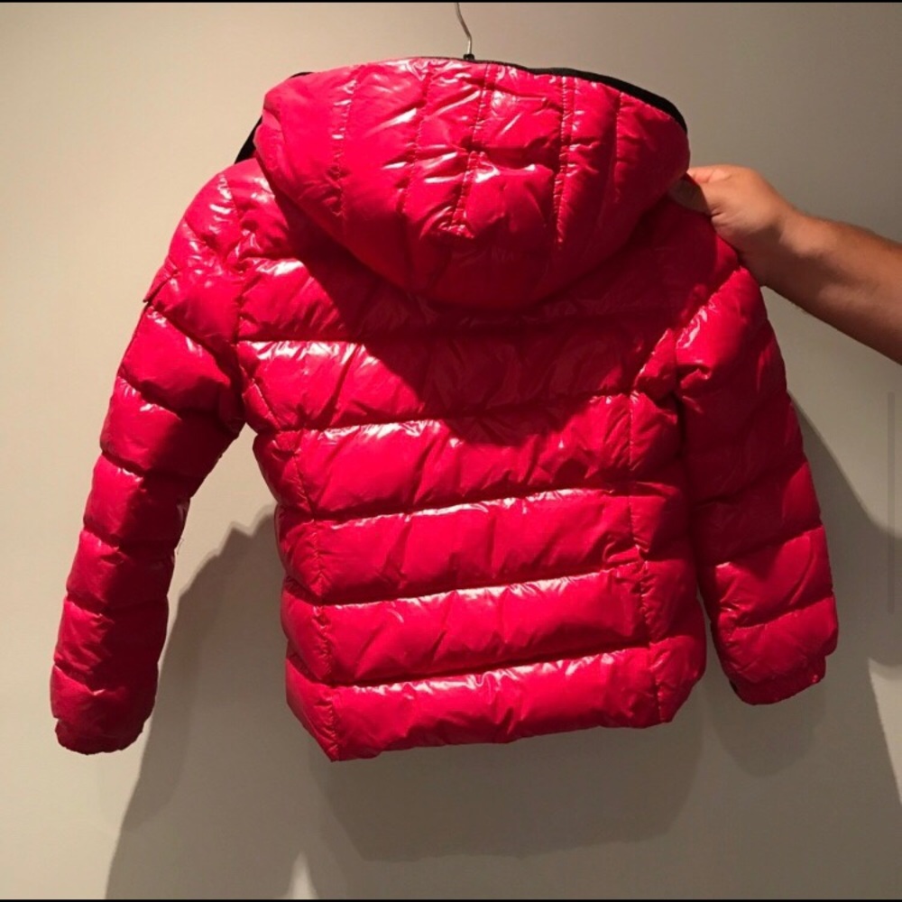 Moncler girls pink puffer jacket size 10 - Picture 4 of 5